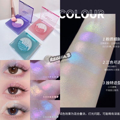 新品現貨?kakashow 極光雙色 變色龍 高光 粉餅 珠光 閃粉 偏光 高光 修容
