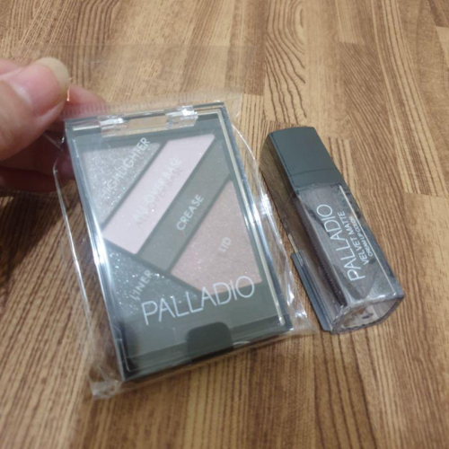 全新 PALLADIO 慾望五色眼影 甜美杏桃粉 搖擺女伶絲柔唇蜜 可可棕