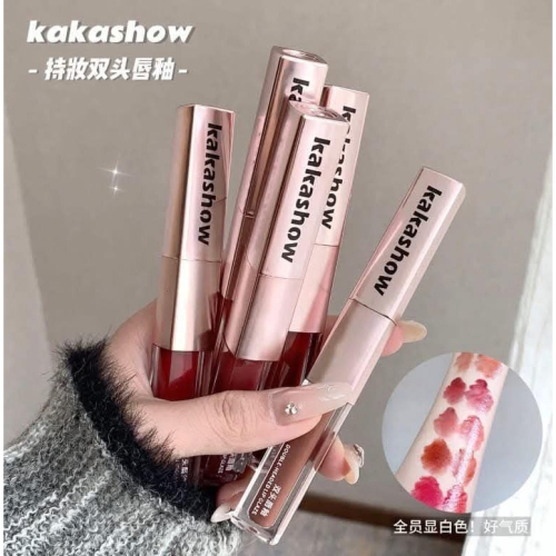 kakashow 雙頭鏡面＋啞光唇釉口紅