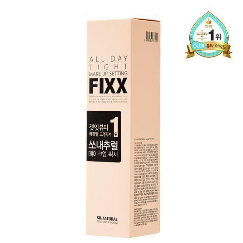 《可刷卡分期、可議價》韓國 SO NATURAL FIXX 定妝噴霧 長效定妝噴霧 全天緊緻 全天候 24H 120ML
