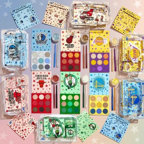 Colourpop NBA 聯名款 眼影盤 達拉斯小牛 邁阿密熱火 洛杉磯湖人 芝加哥公牛 波士頓塞爾提克 金州勇士