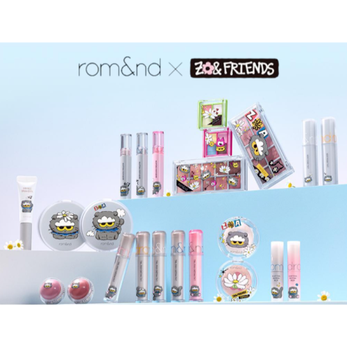 韓國代購 ROM＆ND × ZO＆FRIENDS GD 貓貓 唇釉 唇膏 眼影盤 腮紅 romand