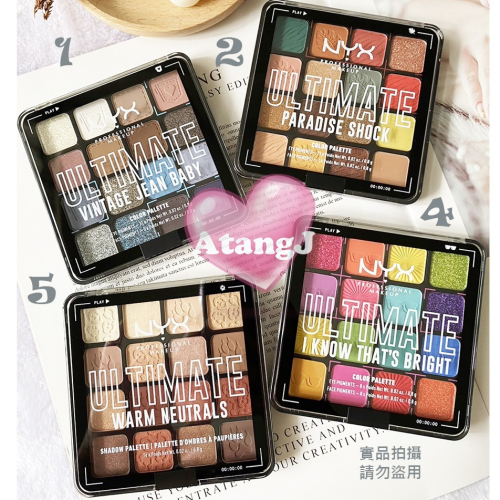 新品上架 ?美國NYX 大地色 烏托邦 楓葉 warm neturals 眼影盤 眼影