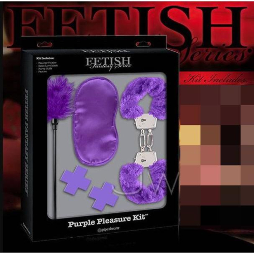 美國原裝進口PIPEDREAM．Fetish Fantasy系列-SM五件組禮盒 Purple Passion Kit