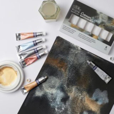 winsor&newton Metallic Collection 0390703 8ml 溫莎牛頓 金屬色 6色 條狀