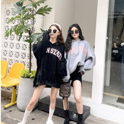 【DOE.FF】休閒立體字母寬鬆帽T | 現貨 | 情侶裝 帽t oversize 寬鬆帽t 刷毛帽t 發熱衣 連帽t