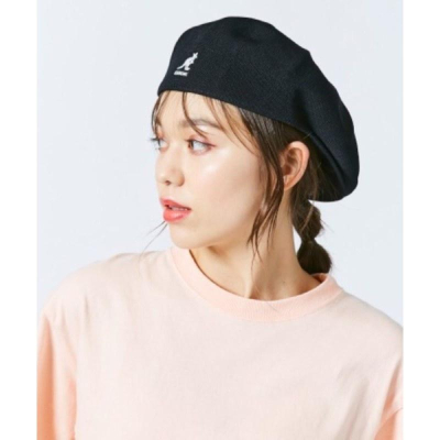 Kangol 504 袋鼠 LOGO刺繡 透氣編織 小偷帽 適合反戴 黑 L號 現貨 有吊牌 美國官網購入 男女通用