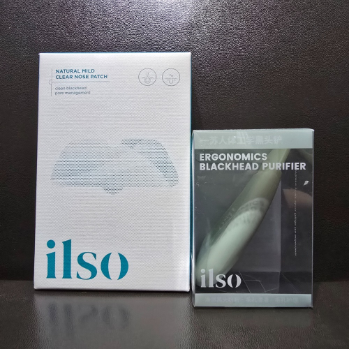 ?全新現貨? ilso 鼻貼 一盒五片附棉花棒 人體工學黑頭鏟 淘寶官方旗艦店購入