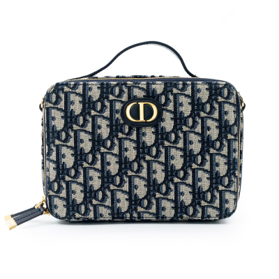 【DIOR 迪奧】DIOR 30 MONTAIGNE 方形手袋 (藍) __DVSHOP 保證正貨 台灣現貨不用等