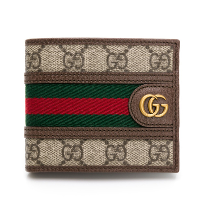 【GUCCI 古馳】 GUCCI OPHIDIA 男士對開短夾8卡 __DVSHOP 保證正貨 台灣現貨不用等