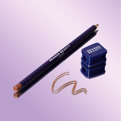 美國代購現貨 Dragun Beauty Lip Job Liner 唇線筆+卷筆刀削筆刀套裝唇筆 2.0cc土色