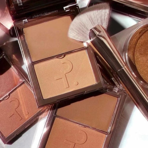 美國代購現貨Patrick Ta雙色修容盤 古銅Creme Contour & Powder Bronzer修容餅