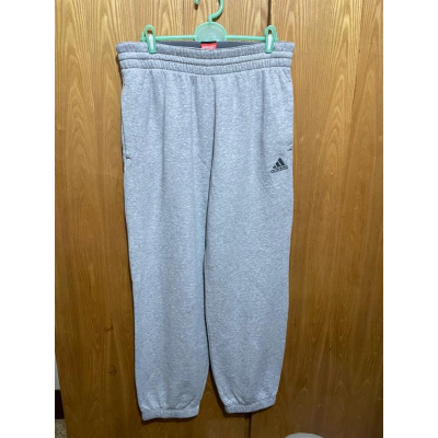 adidas 灰色棉褲 長褲 籃球褲