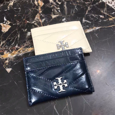米婭美國代購 Tory Burch皮夹 卡夾 中夾 短夾 長夾 卡包 鈔票夾 印花logo信用卡夾 小羊皮多功能卡片夾