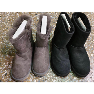 全新 正品 澳洲 UGG 雪靴 100%羊皮毛 低筒 5853灰 & 5803黑