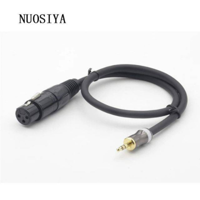 《桃園八德實體店家》附發票 ickb 48V專用音源線 優質3.5轉XLR動圈 電容麥專用 平衡 非平衡音源線
