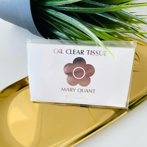 【日本_瑪莉官吸油面紙 】時髦品牌MARY QUANT ?質感定妝好幫手