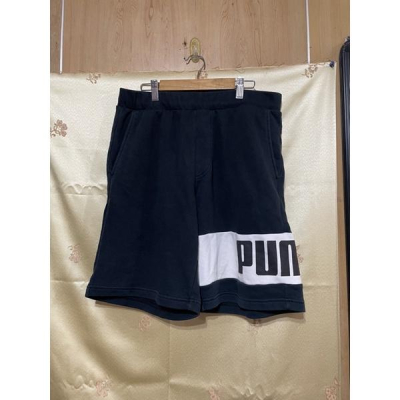 puma 黑色棉短褲