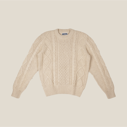 棒針粗麻花毛衣 Aran Jumper fisherman sweater EL CAPITCAL