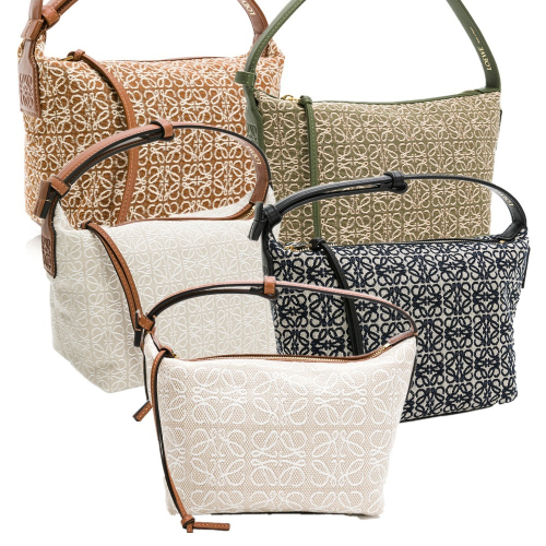 【LOEWE 羅威】 LOEWE提花小牛皮小號 Cubi Anagram 手袋 __DVSHOP 保證正貨 台灣現貨