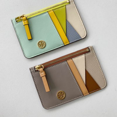 米婭美國代購 Tory Burch 皮夹 卡夾 中夾 短夾 長夾 卡包 鈔票夾 印花logo信用卡夾 多功能卡片夾