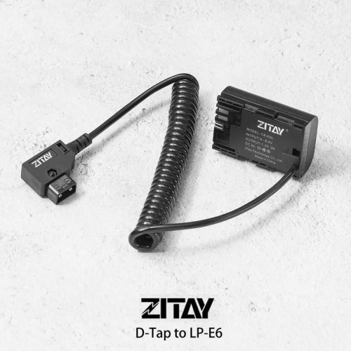 三重☆大人氣☆ 希鐵 ZITAY D-Tap 轉 LP-E6 假電池 LPE6