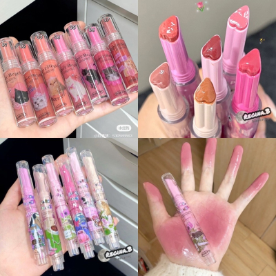 台灣現貨✨ FLORTTE 花洛莉亞 新版 愛心 固體 唇蜜 唇釉 花落莉亞 怪美莉亞 貓咪 水光嘟嘟 精華 唇部精華蜜