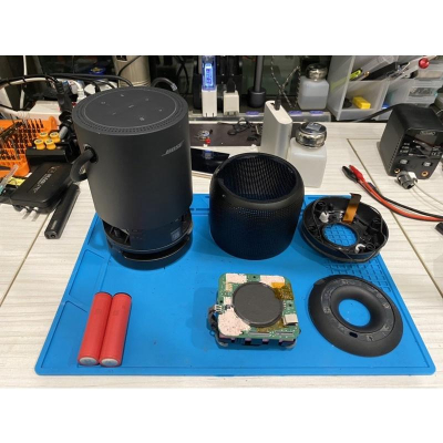 Bose Home Speaker 無法開機 電池故障 維修更換電池 紅色閃燈
