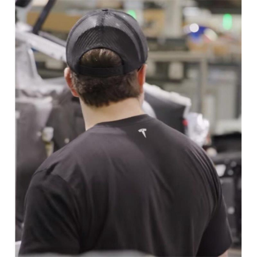 DIY定制特斯拉Tesla埃隆馬斯克同款T卹 文化衫周邊工作服汽車短袖