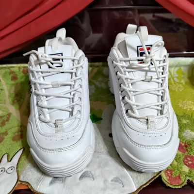 FILA 老爹鞋 38.5碼 鋸齒造型 US6 1080 厚底鞋