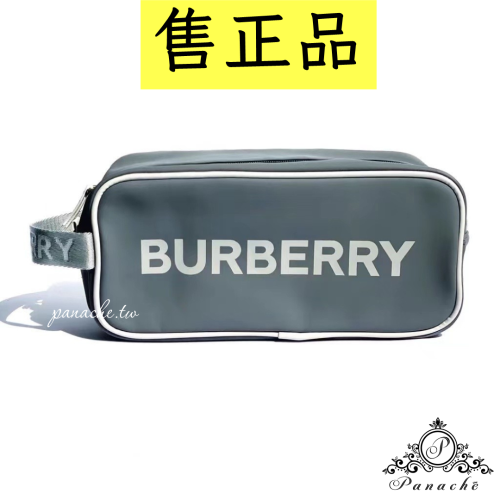 BURBERRY灰色收納包