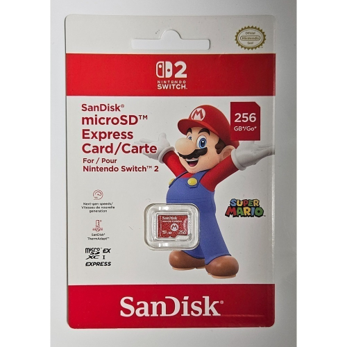 全新未拆 Nintendo Switch NS2 microSD Express 256G 記憶卡