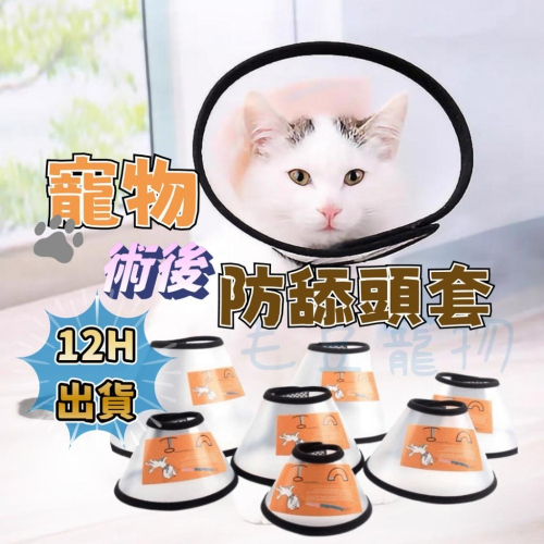 12H出貨 寵物頭套 寵物防舔頭套 寵物術後頭套 防舔圈 伊莉莎白圈 伊莉莎白頭套 貓狗防咬圈 寵物保護罩 羞恥圈