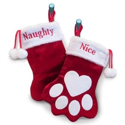 {關門放狗} 美國 Pet Factory Plush Holiday Dog Stocking 寵物專屬聖誕禮物襪