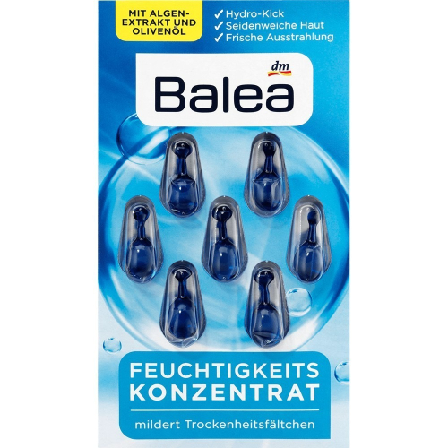 【Balea 芭樂雅】肌膚緊緻淡化細紋精華膠囊-海藻保濕(7顆/片/藍色)【5551】