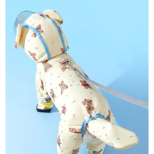 ♡【G02 預購】泰迪熊teddy bear四腳尾巴全包雨衣