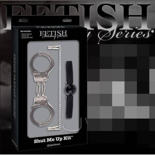 美國原裝進口PIPEDREAM．Fetish Fantasy系列-SM三件組禮盒 Shut Me Up Kit