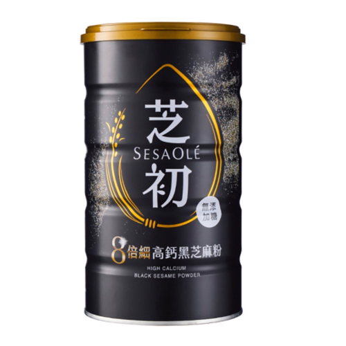 富味鄉-芝初高鈣高黑芝麻粉（380G/罐）
