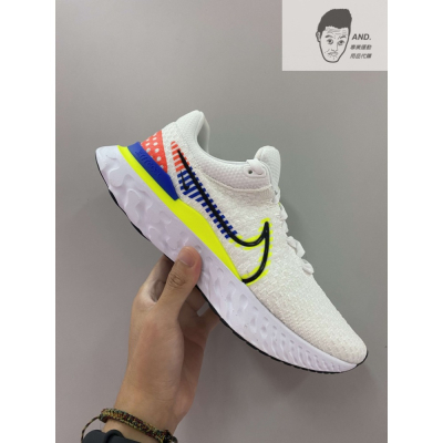 【AND.】NIKE REACT INFINITY RUN FK 3 PRM 白藍 休閒 慢跑 男款 DX1629-10