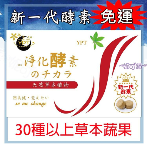 當日出貨 現貨全新 YPT 淨化酵素 天然草本植物 淨化酵素錠 新一代 TEA 酵素 順便