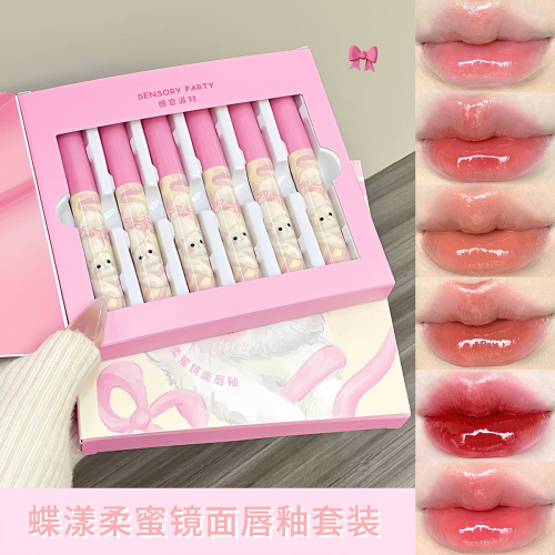 蜜芙美妝~水光鏡面唇釉 鏡面水光唇釉 果汁唇釉 水光唇蜜 水光唇彩 玻璃唇蜜 唇膏 水光口紅 #蝶漾