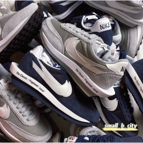 Sacai X Fragment Design X Nike 三方聯名 白灰深藍 DH2684-001/4三方聯名藤原浩