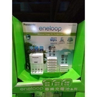 #257 Eneloop AA三號電池x6入+AAA四號電池x4入+充電器套組 好市多代購 國際牌#176230 充電組