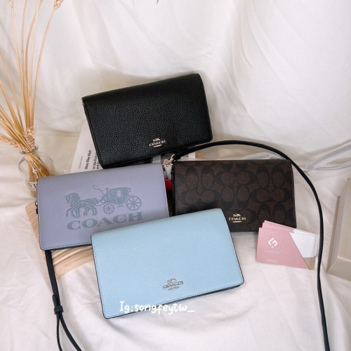 美國代購??台灣現貨 Coach woc側背包 斜背包 晚宴包
