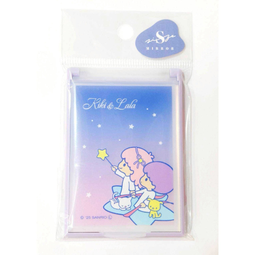 過生活IP訂購 三麗鷗 雙子星 The little twin stars 迷你折疊鏡 Lala Kiki 6F15
