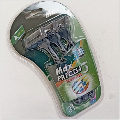 Max PRECISA輕便刀(3入/組)Max PRECISA 刮鬍刀 三層一次性刮鬍刀