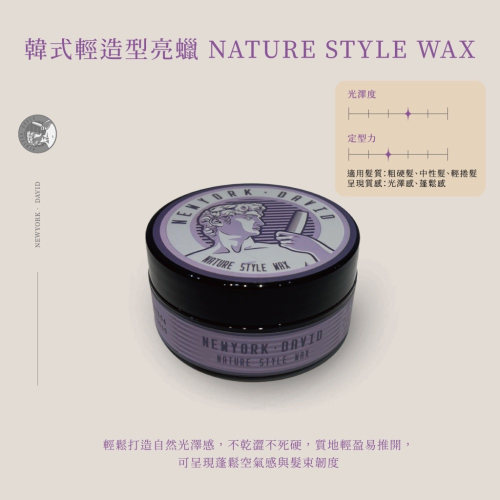 【紐約·大衛】韓式輕造型亮蠟（簡單自然造型適用）80mL