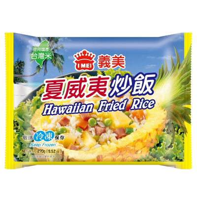 【家樂福】義美ｅ家小館夏威夷炒飯(冷凍)