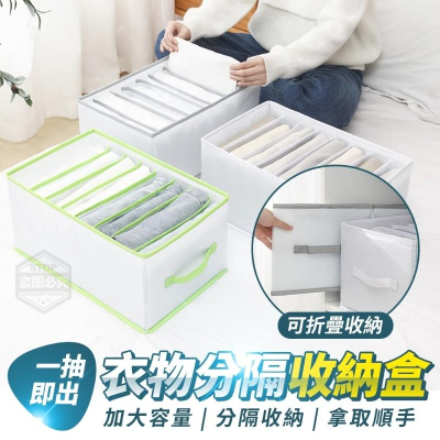 現貨 快速出貨 ｜ 立體硬板收納格 分格衣服褲子收納箱 抽屜式整理袋 收納袋 衣櫃收納