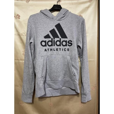 adidas 灰色帽T